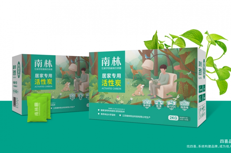 南林活性炭居家産品包裝設計升級
