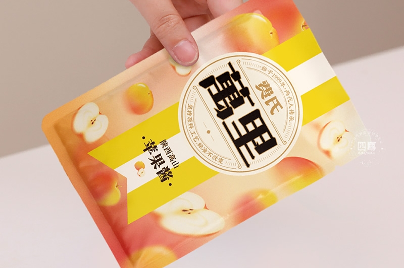 費氏萬裏蘋果醬包裝設計
